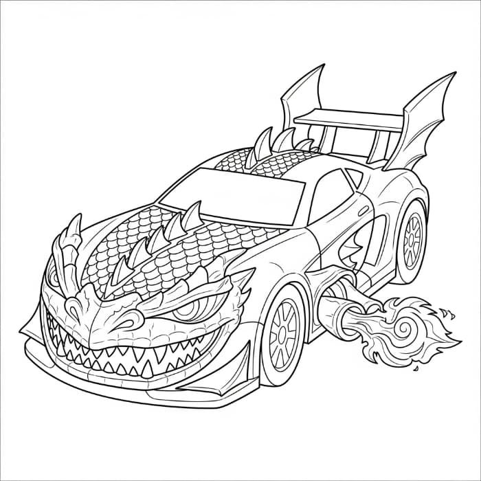 Dragon-Themed Racer