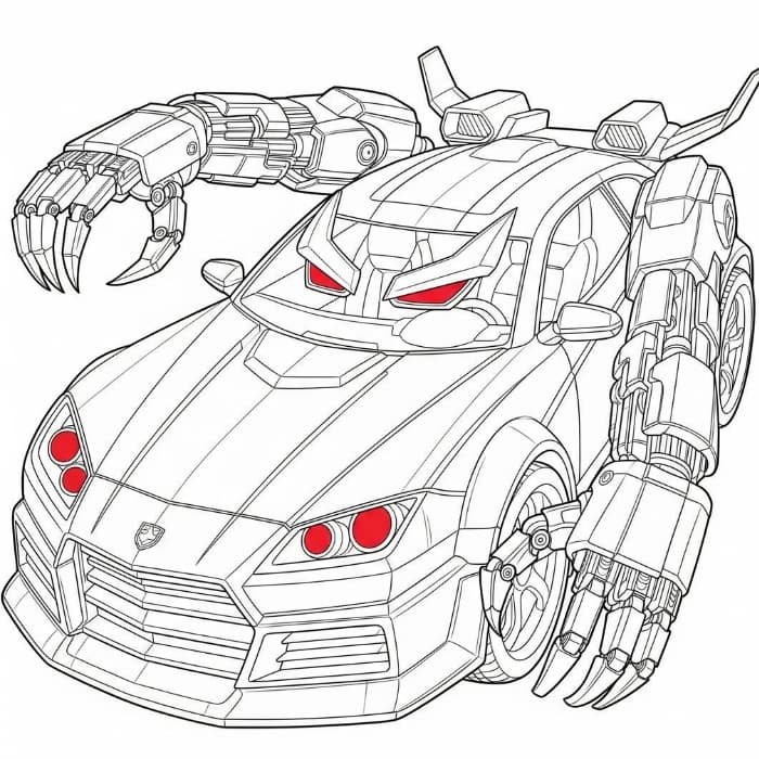 Robot Warrior Car