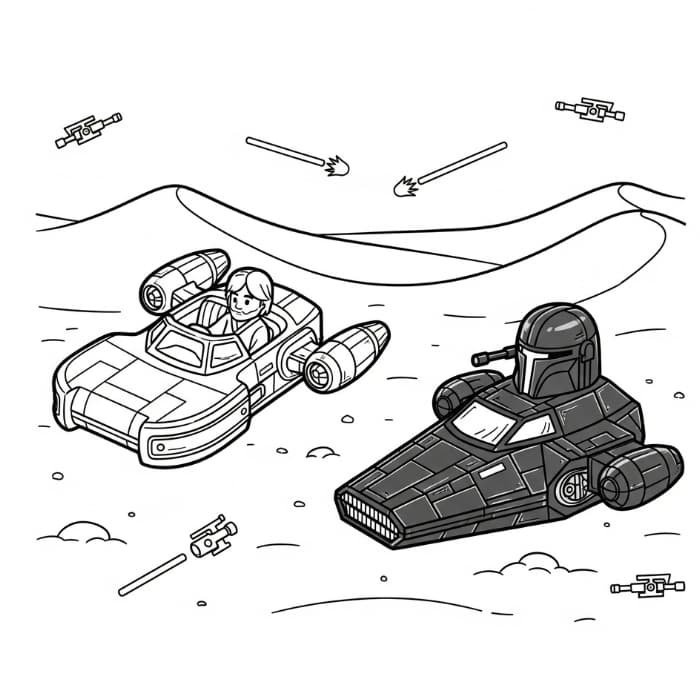 Star Wars Speeder Car