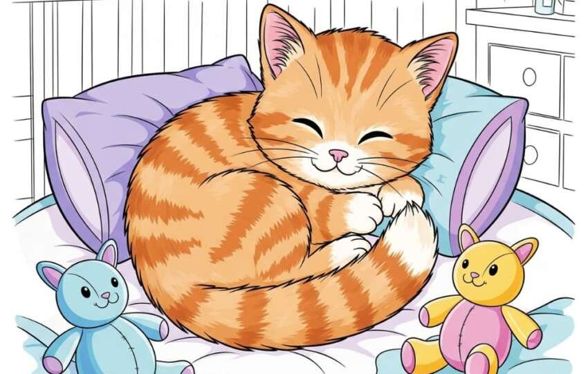 20+ Cat Nap Coloring Pages