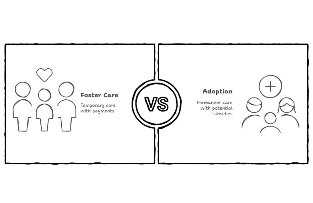 Foster Care vs. Adoption Payments